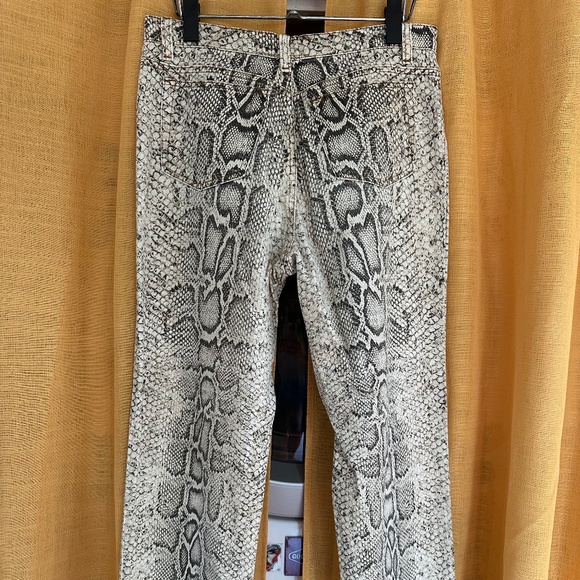 Roberto Cavalli Python Pattern Jeans - Picture 3 of 7